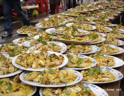 Chicken dishes for the wedding banquet