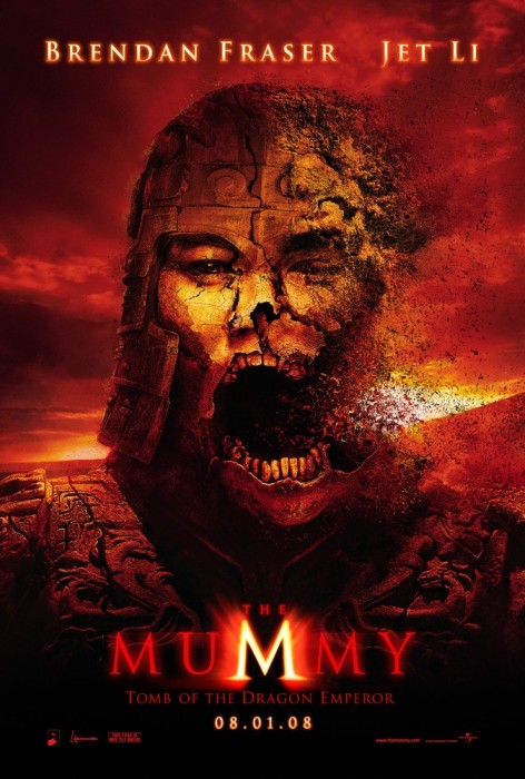 'The Mummy 3: Tomb of the Dragon Emperor' movie poster. 