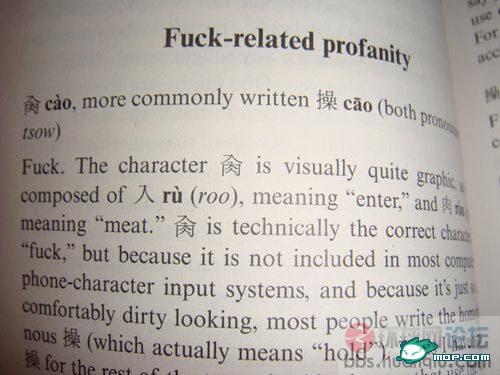 How to write swear words in chinese