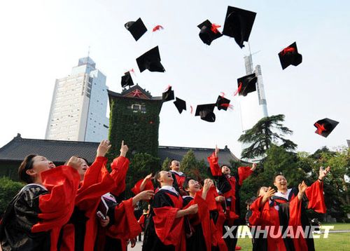 Chinese PhD graduation.
