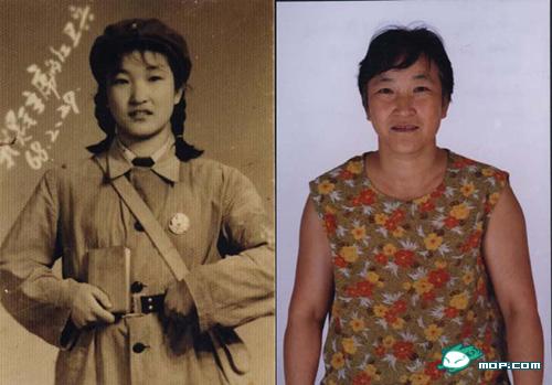 Chinese people then and now.