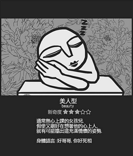Chinese student sleeping positions: Beauty