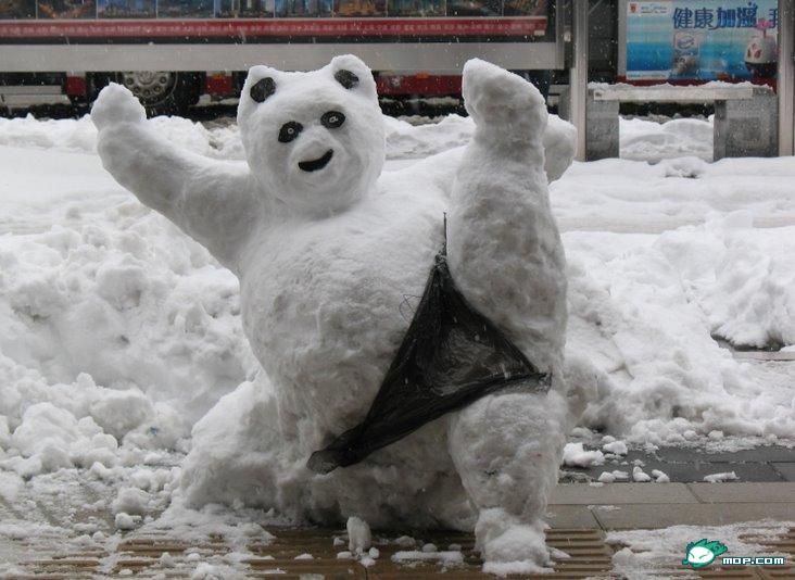 Funny Snowmen & Snow Sculptures From Northern China - chinaSMACK