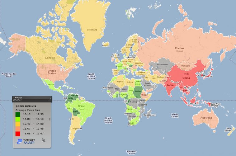 Average Penis Size World Map, Chinese Netizen Reactions - Chinasmack-3749